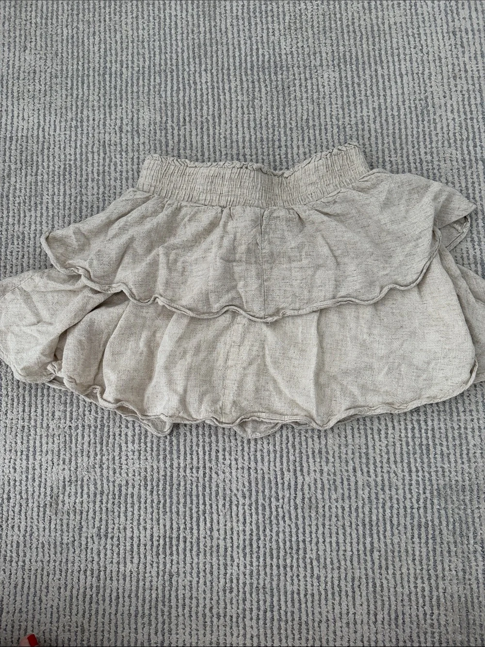 Princess Polly Beige Ruffle Tiered Skirt